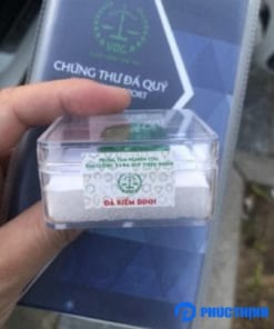 Mặt dây chuyền đá Lông Công Malachite Phật A Di Đà MAD.007 21