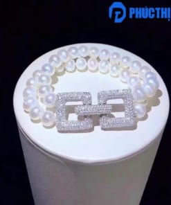 Set vòng cổ, lắc tay trang sức ngọc trai thiết kế quấn 2 vòng NT.015 5 Set vòng cổ, lắc tay trang sức ngọc trai thiết kế quấn 2 vòng NT.015 5