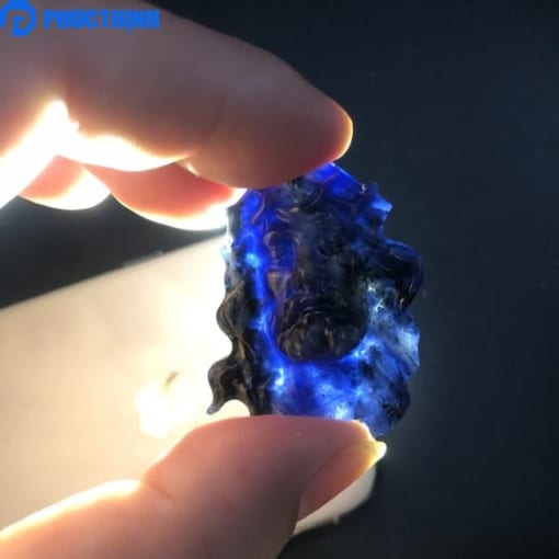 Mặt dây chuyền Chúa Giêsu đội Mão Gai đá Sodalite 4cm MCG.070 1