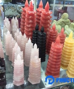 Tháp Văn Xương đá Ngọc đỏ Hồng Kông TVX.009 3