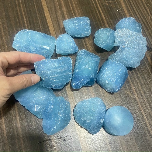 Mặt dây Phật A Di Đà đá Aquamarine bọc vàng 18k MAD.066 9 Mặt dây Phật A Di Đà đá Aquamarine bọc vàng 18k MAD.066 9
