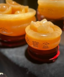 Bát tụ bảo 10, 12, 16cm + 9 nén vàng đá ngọc Hoàng Long BTB.002 6 Bát tụ bảo 10, 12, 16cm + 9 nén vàng đá ngọc Hoàng Long BTB.002 6