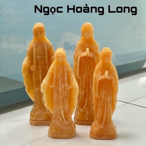 Tượng Đức Mẹ ban ơn đá Ngọc Hoàng Long 20-50cm TCG.002 1