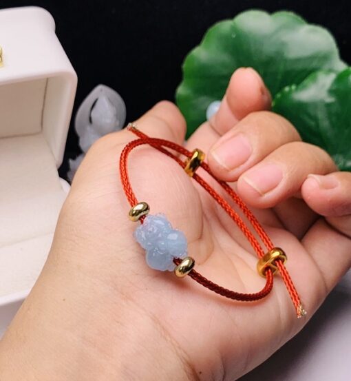 Vòng tay phụ kiện Tỳ Hưu đá Aquamarine VPK.119 1