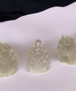 Mặt dây chuyền Hồ ly chúa 9 đuôi đá thạch anh vàng 3cm MHL.234 9